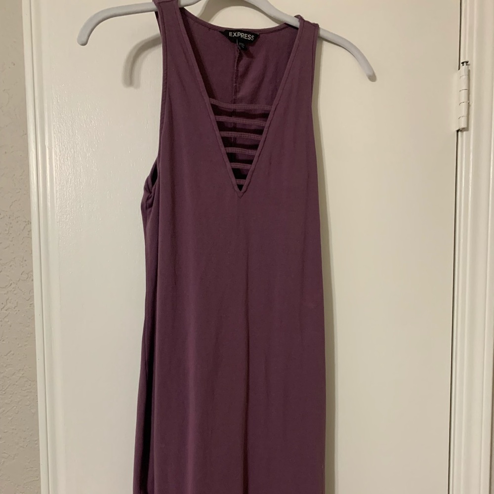 Express Purple Bodycon Dress, Size Small - Picture 2 of 4